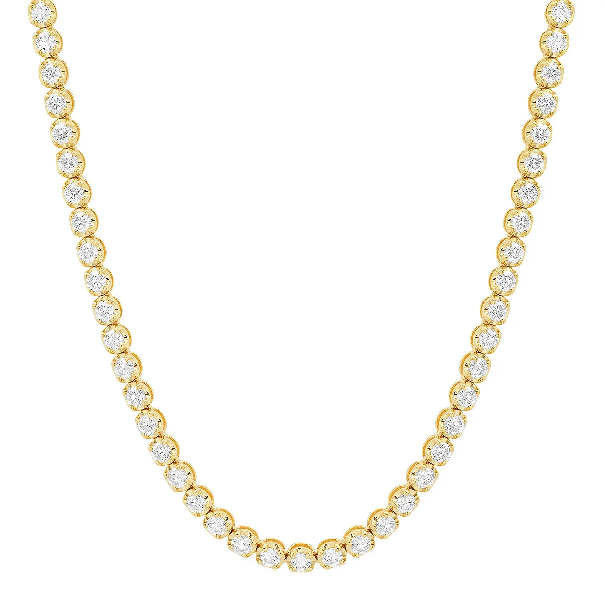 14K Diamond Tennis Necklace