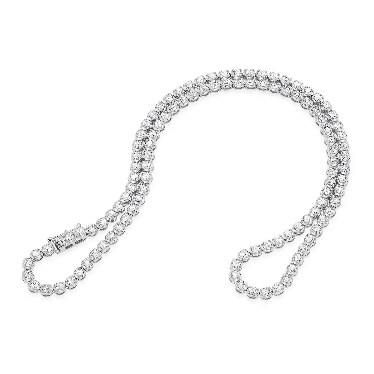 14K Diamond Tennis Necklace