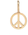 14k Midi Bitty Peace Symbol Charm