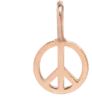 14k Midi Bitty Peace Symbol Charm