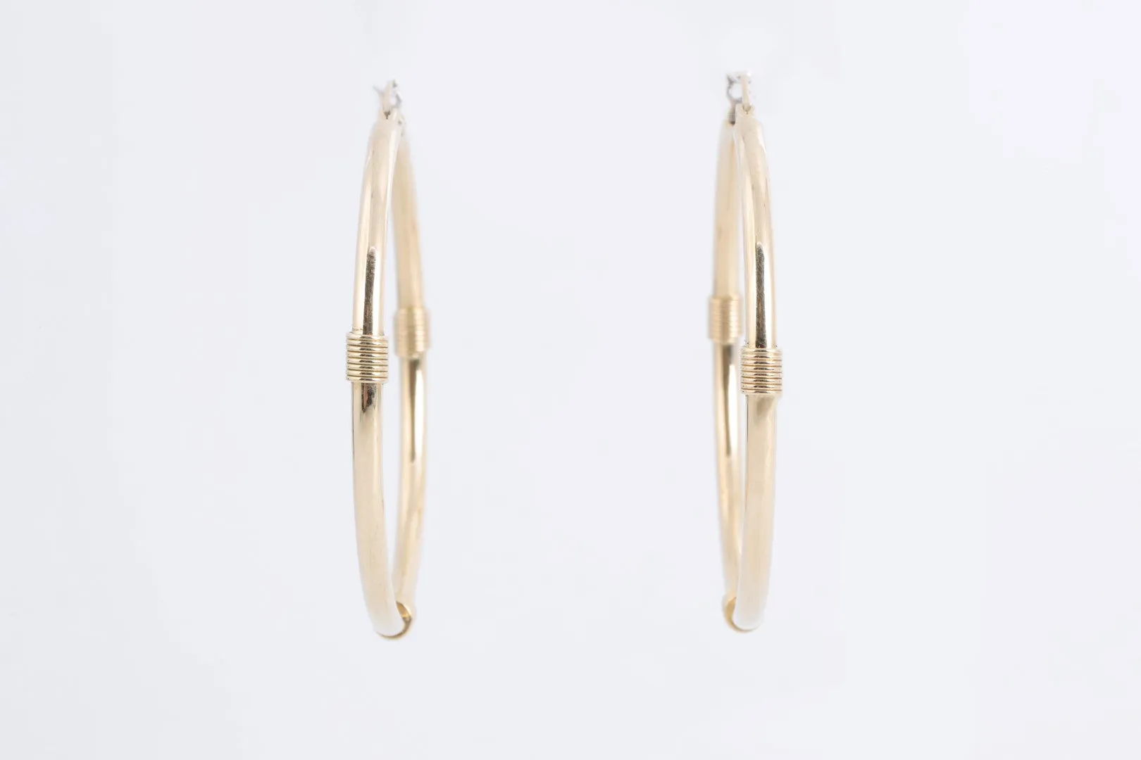 14k Yellow Gold Hoop Earrings (8.37g.)