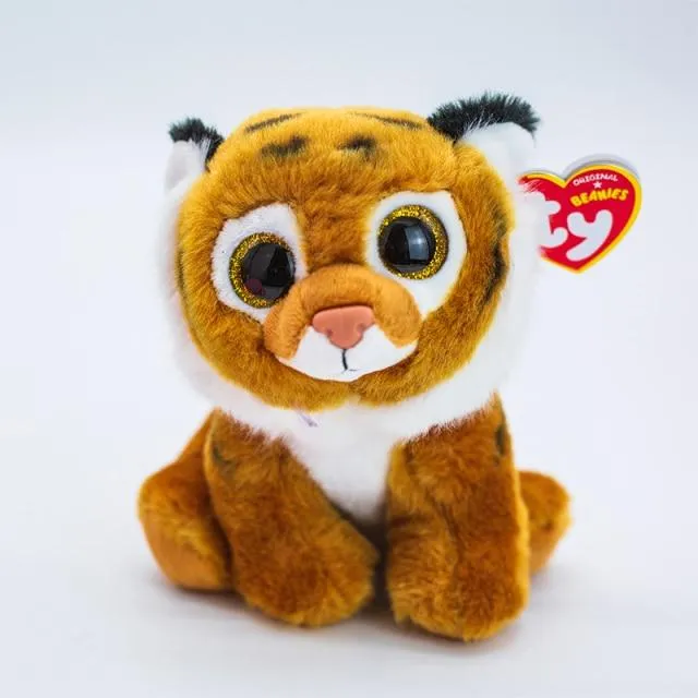 15CM Ty Beanie Big Eyed Doll Soft Stuffed Animal Lion Cat Dog Dragon Unicorn Fox Plush Toy Dolls Girls Best Birthday Gift