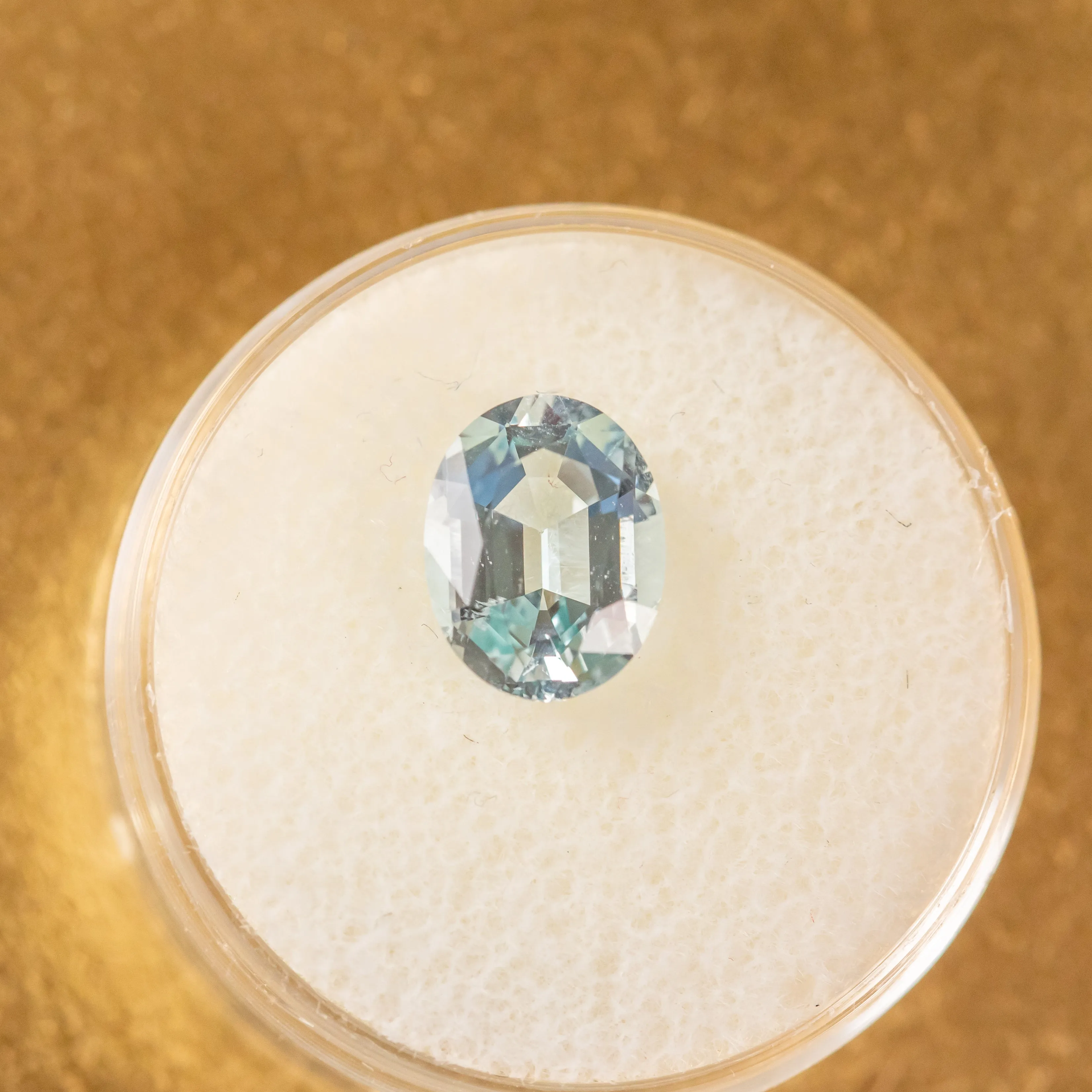 1.97CT OVAL AQUAMARINE, LIGHT SKY BLUE, 9.73X7.57X4.84MM