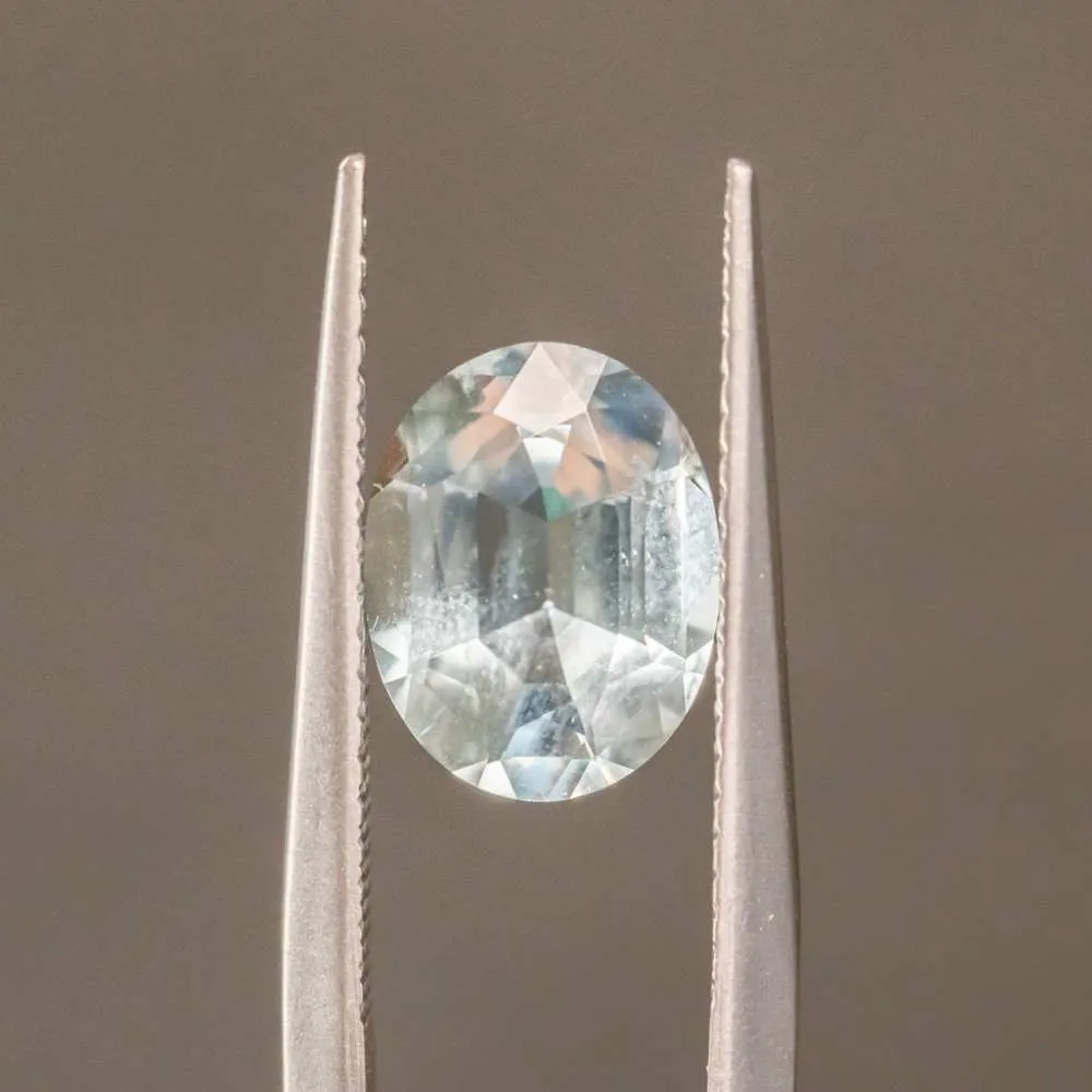 1.97CT OVAL AQUAMARINE, LIGHT SKY BLUE, 9.73X7.57X4.84MM