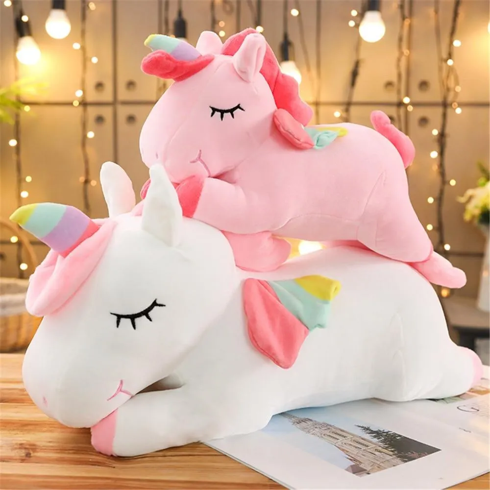 1pc 25CM Unicorn Plush Kawaii Unicorn Figure Plush Toy Lovely Unicorn Animal Stuffed Soft Plush Dolls Birthday Gift For Children