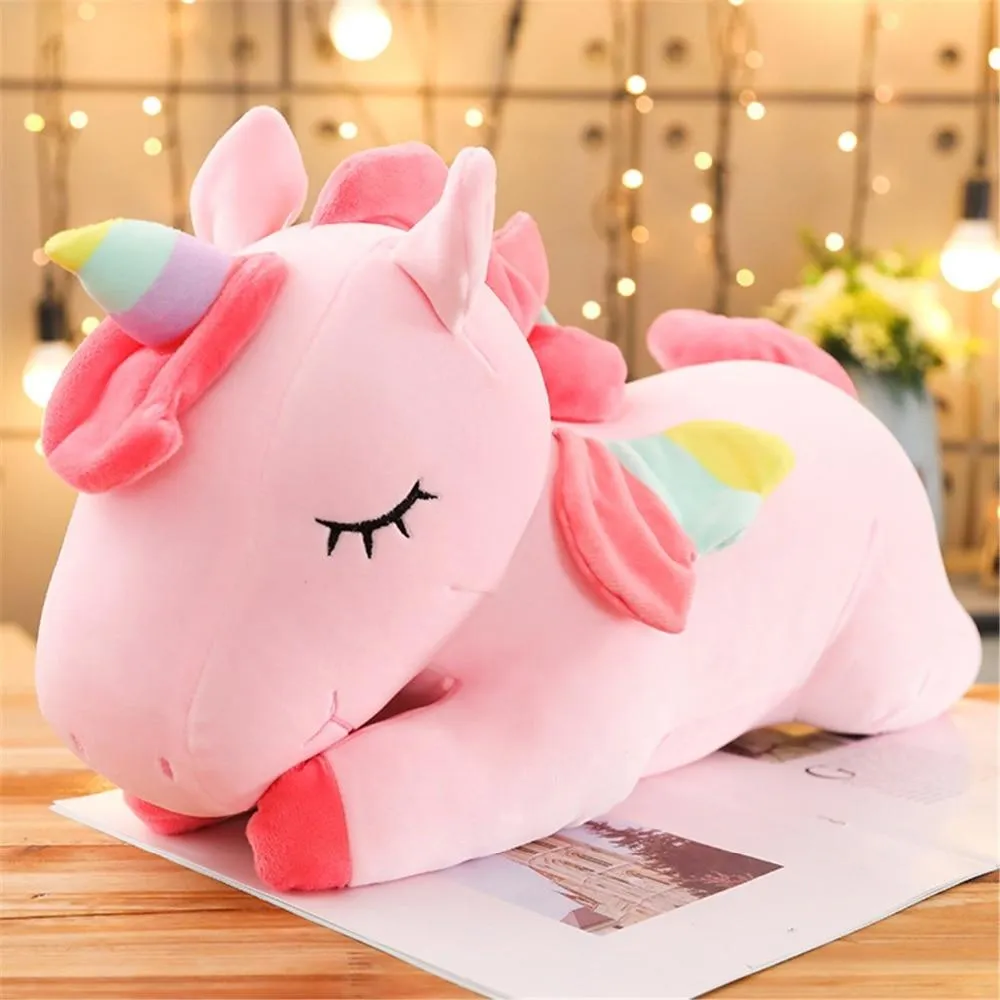 1pc 25CM Unicorn Plush Kawaii Unicorn Figure Plush Toy Lovely Unicorn Animal Stuffed Soft Plush Dolls Birthday Gift For Children