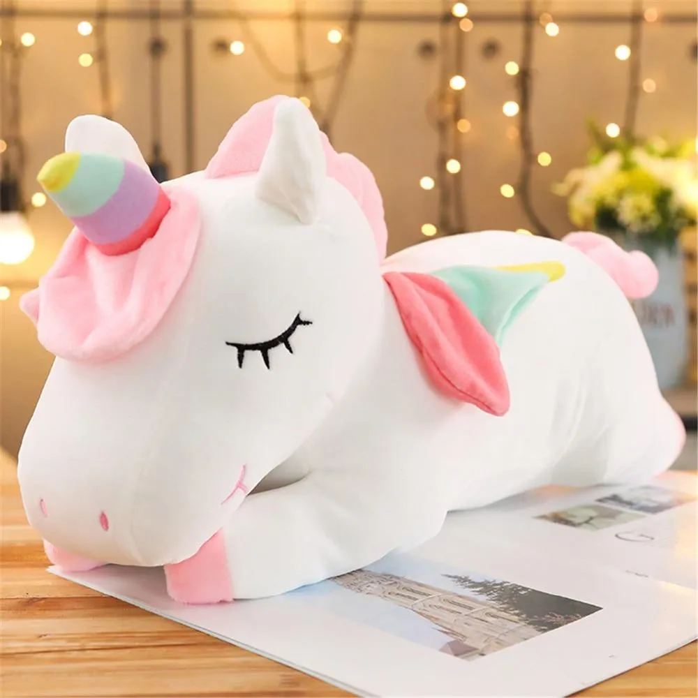 1pc 25CM Unicorn Plush Kawaii Unicorn Figure Plush Toy Lovely Unicorn Animal Stuffed Soft Plush Dolls Birthday Gift For Children