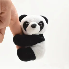 1PC Creative Plush Panda Clip Black White Hugging Panda Curtain Clip Bookmark Notes Small Stuffed Animal Doll  Souvenir Toys