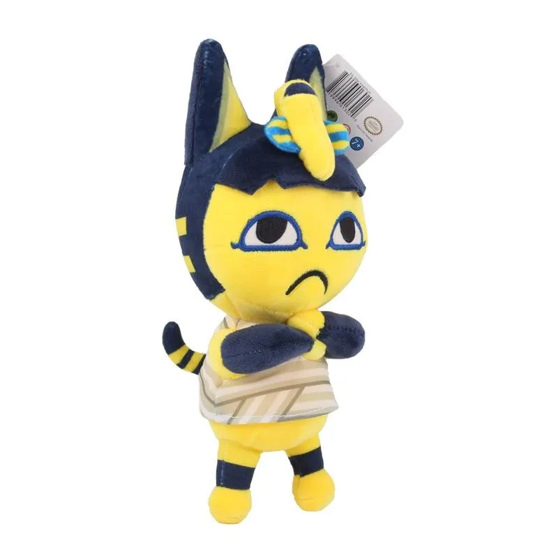 20cm Animal Crossing Ankha Plush Toys Doll Cute Crossing Cat Ankha Plush Soft Stuffed Toys Gifts for Children Kids With Tag