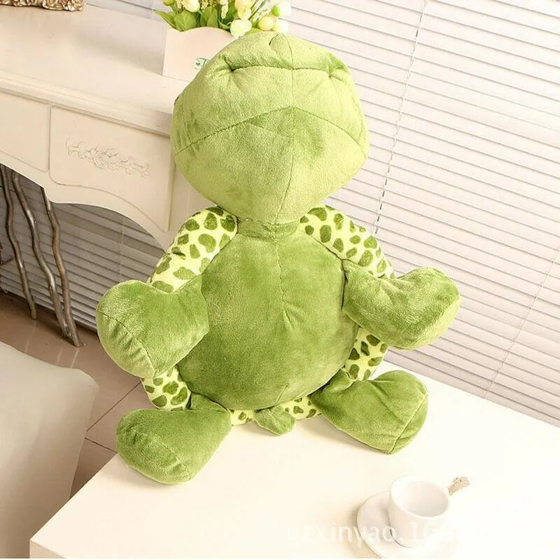 20CM Cute Baby Super Green Big Eyes Stuffed Tortoise Turtle Animal Plush Baby Toy Gift