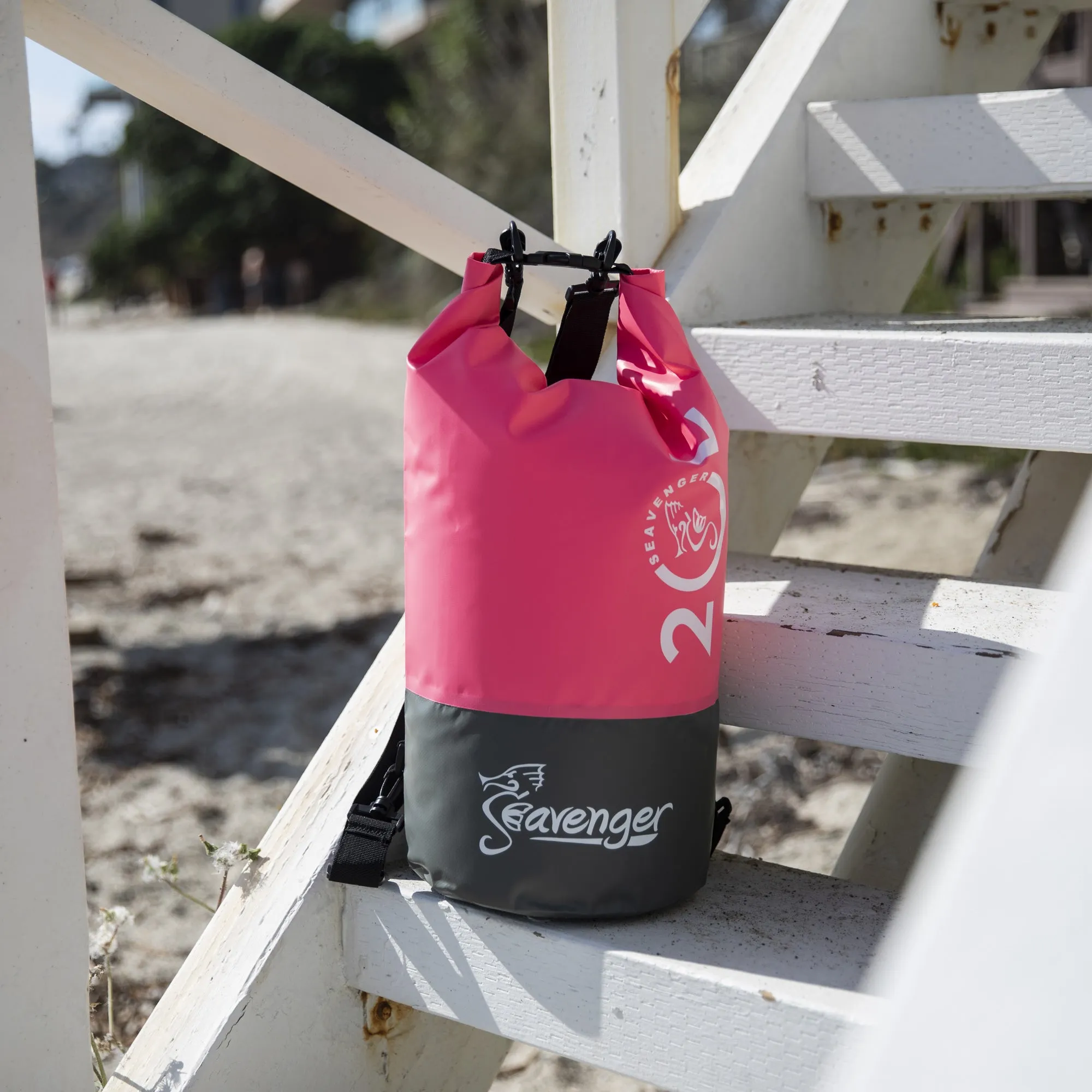 20L Seafarer Waterproof Dry Bag - Pink