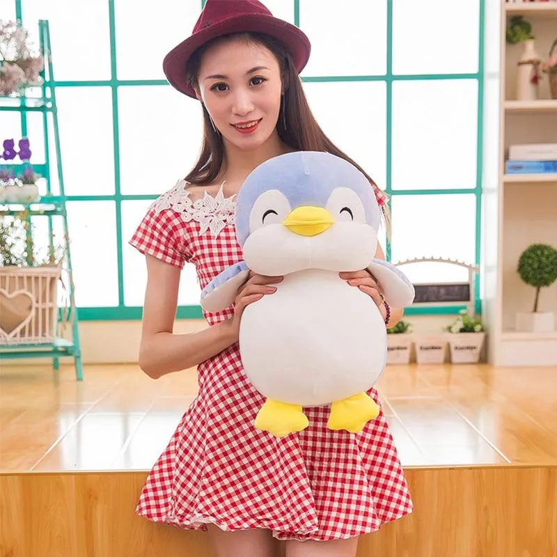 30-55cm Soft Fat Penguin Plush Toys Stuffed Cartoon Animal Doll Fashion Toy for Kids Baby Lovely Girls Christmas Birthday Gift