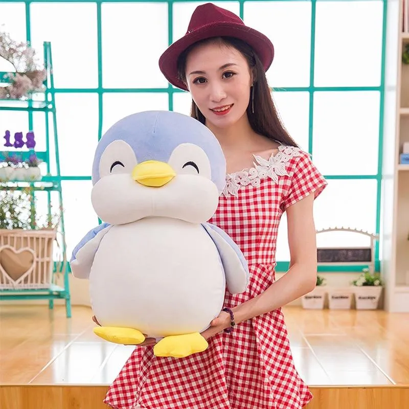 30-55cm Soft Fat Penguin Plush Toys Stuffed Cartoon Animal Doll Fashion Toy for Kids Baby Lovely Girls Christmas Birthday Gift