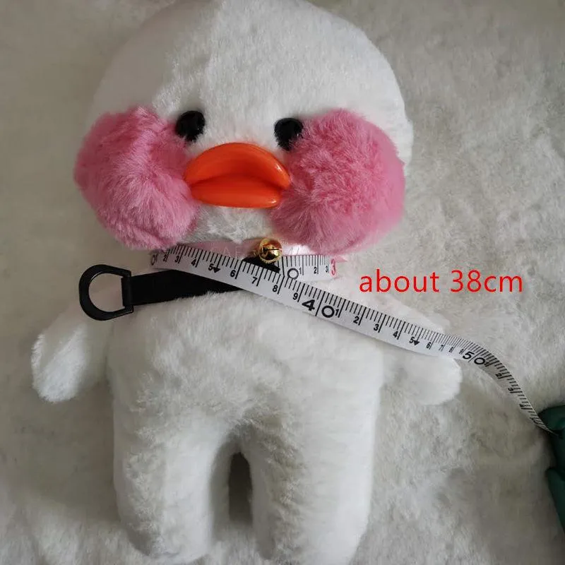 30cm Kawaii Plush Yellow Duck Stuffed Animals Hyaluronic Acid Duck Lalafanfan Duck Clothes Accessories Toys for Girls Kids Gifts