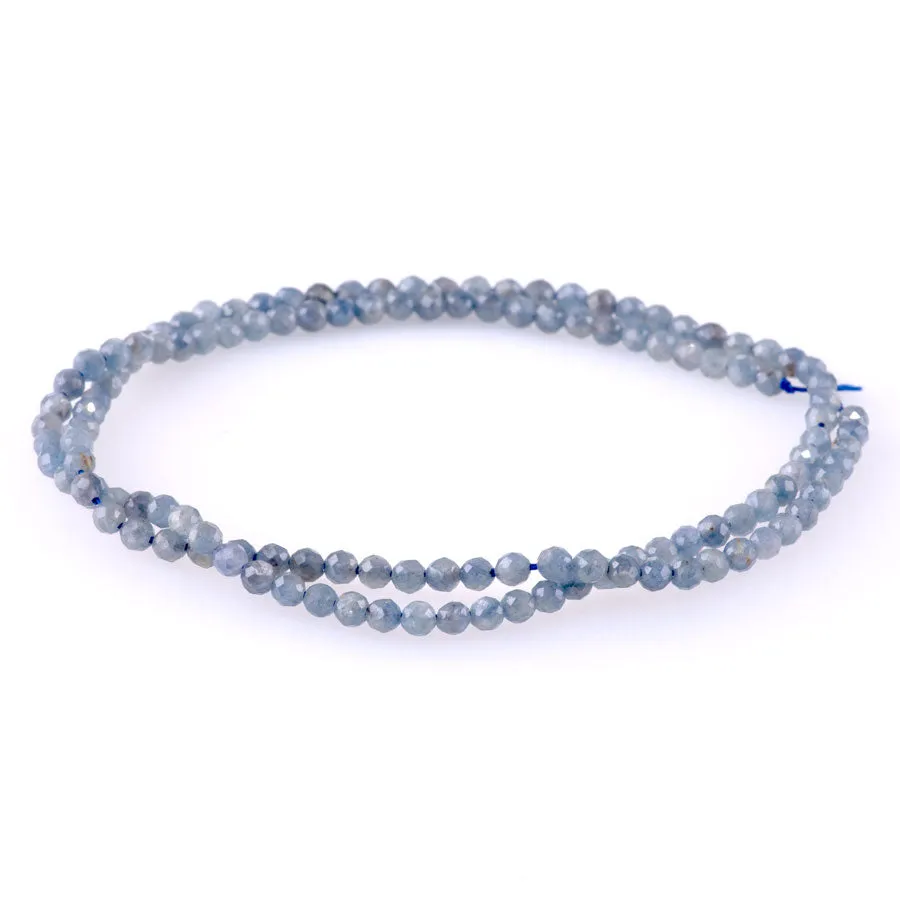 3mm Sapphire Faceted Round A Grade - 15-16 Inch