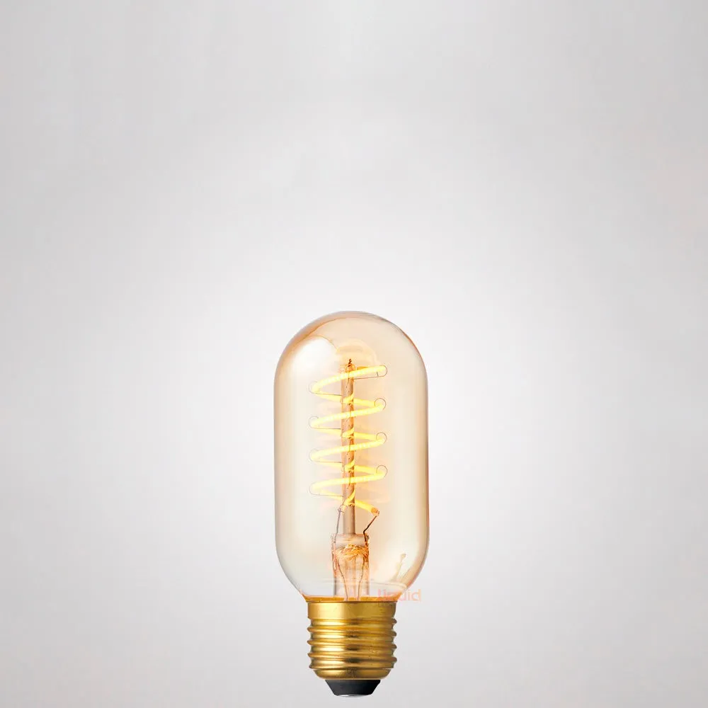 4W Amber Tubular Spiral LED Bulb E27