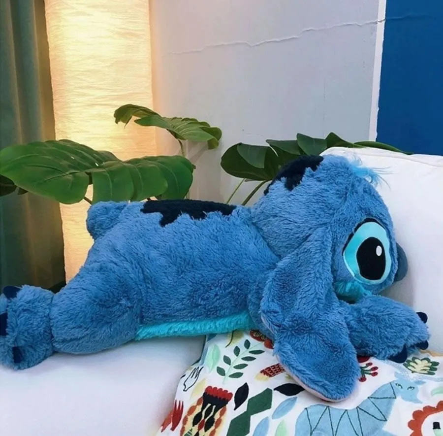 60cm Lilo And Stitch Disney Store Big Stuffed Animals Toys Pillow With Anime For Sleep Kids Dolls Girls Children Birthday Gift