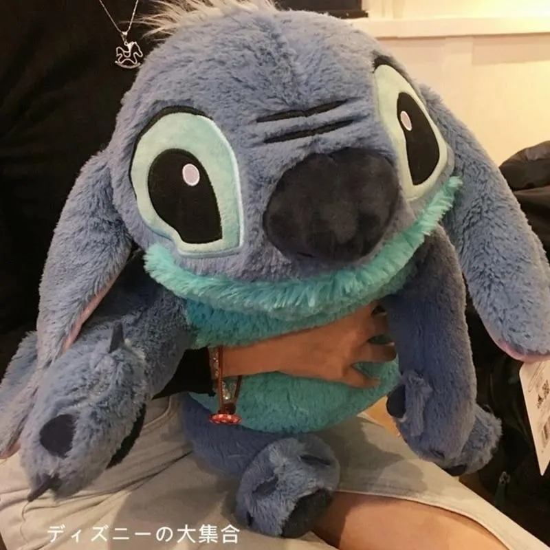 60cm Lilo And Stitch Disney Store Big Stuffed Animals Toys Pillow With Anime For Sleep Kids Dolls Girls Children Birthday Gift