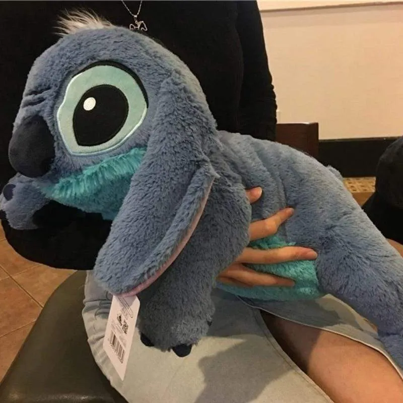 60cm Lilo And Stitch Disney Store Big Stuffed Animals Toys Pillow With Anime For Sleep Kids Dolls Girls Children Birthday Gift