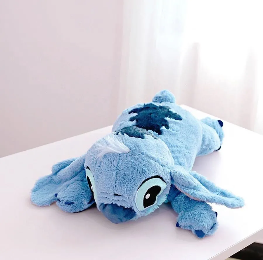 60cm Lilo And Stitch Disney Store Big Stuffed Animals Toys Pillow With Anime For Sleep Kids Dolls Girls Children Birthday Gift