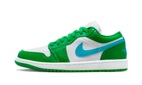 Air Jordan 1 Low Lucky Green Aquatone