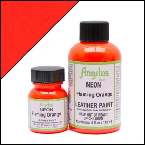 Angelus Leather Paint Neon Flaming Orange