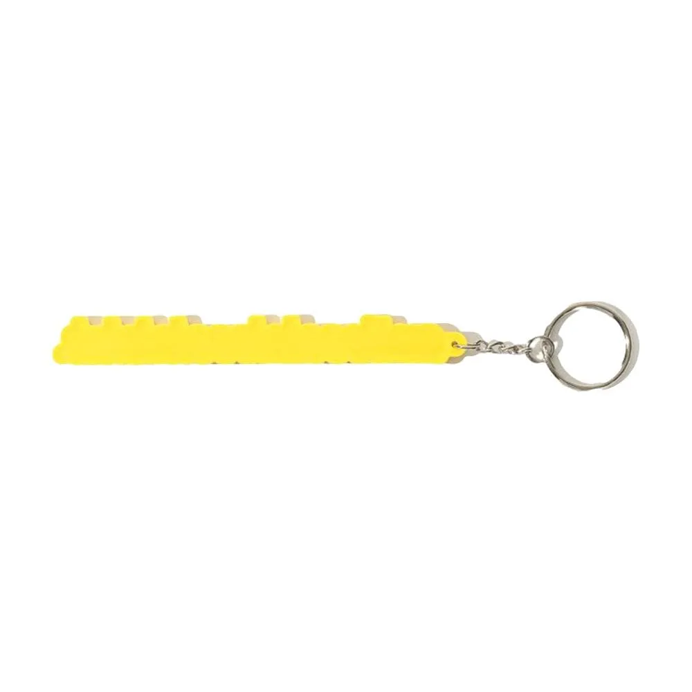 AntiSocialSocialClub SIDEKICK YELLOW KEYCHAIN-YELLOW