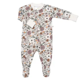 Bamboo baby sleeper - Floral Patch