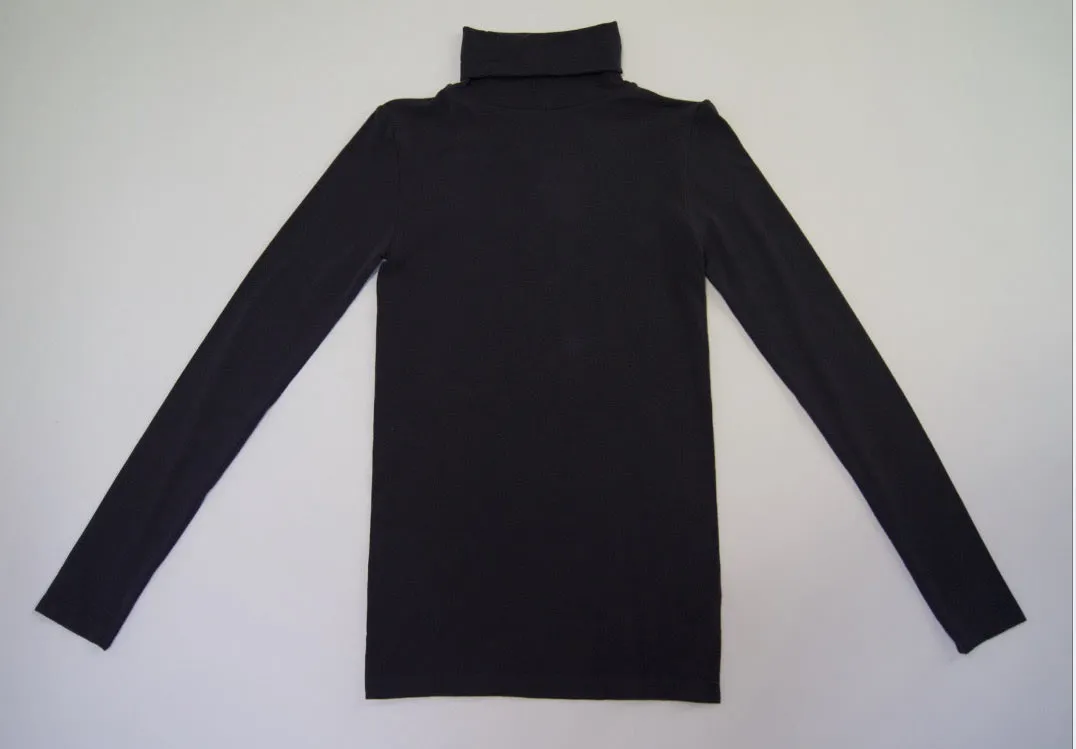 Bamboo basic one size turtle neck- various colours