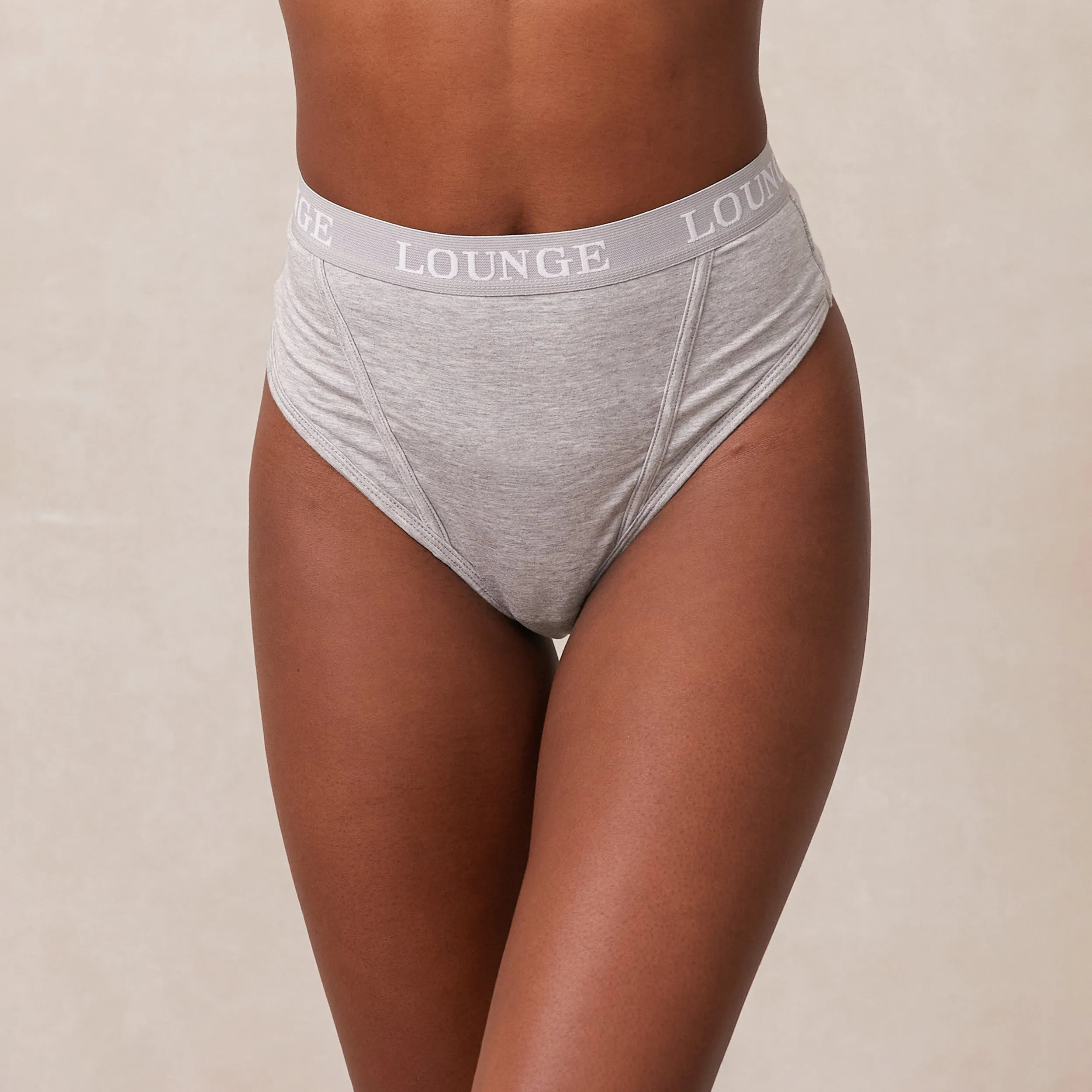 Bamboo Basic Thong - Grey