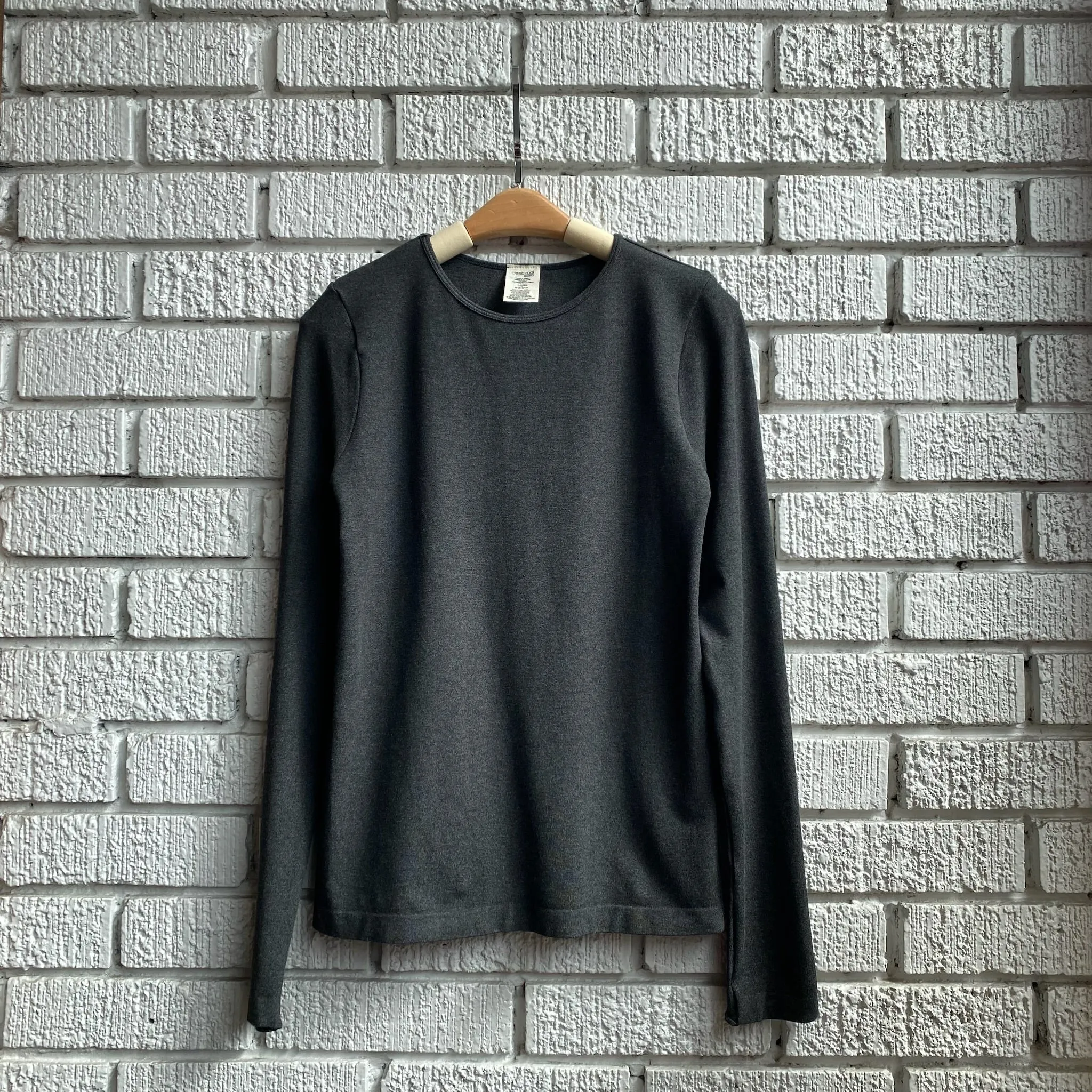 Bamboo Crew Neck Long Sleeve Top