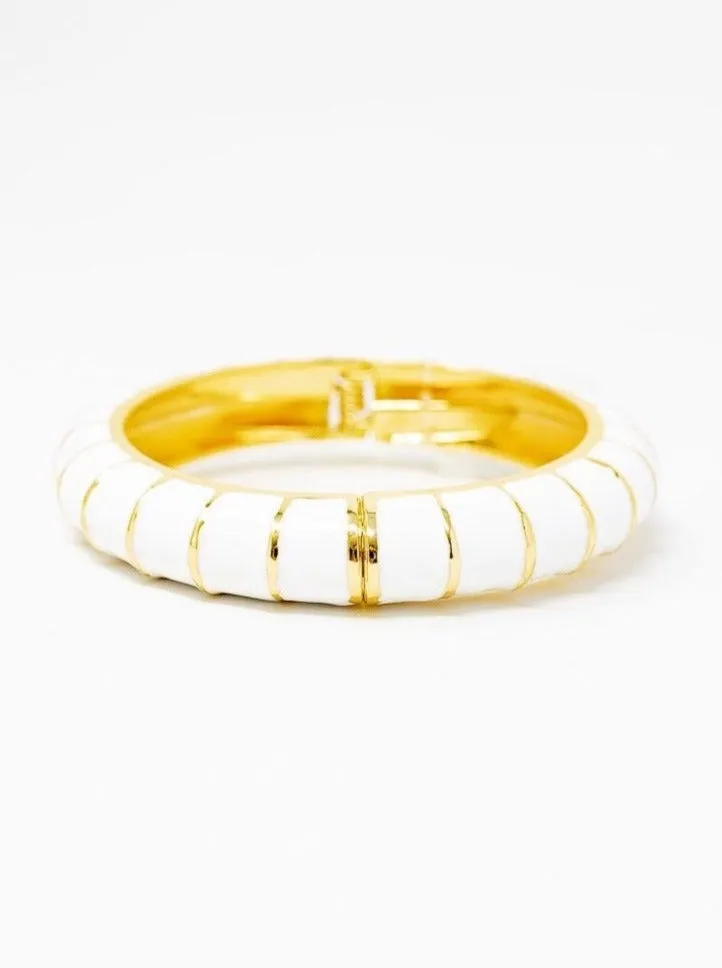 Bamboo Enamel Bracelet