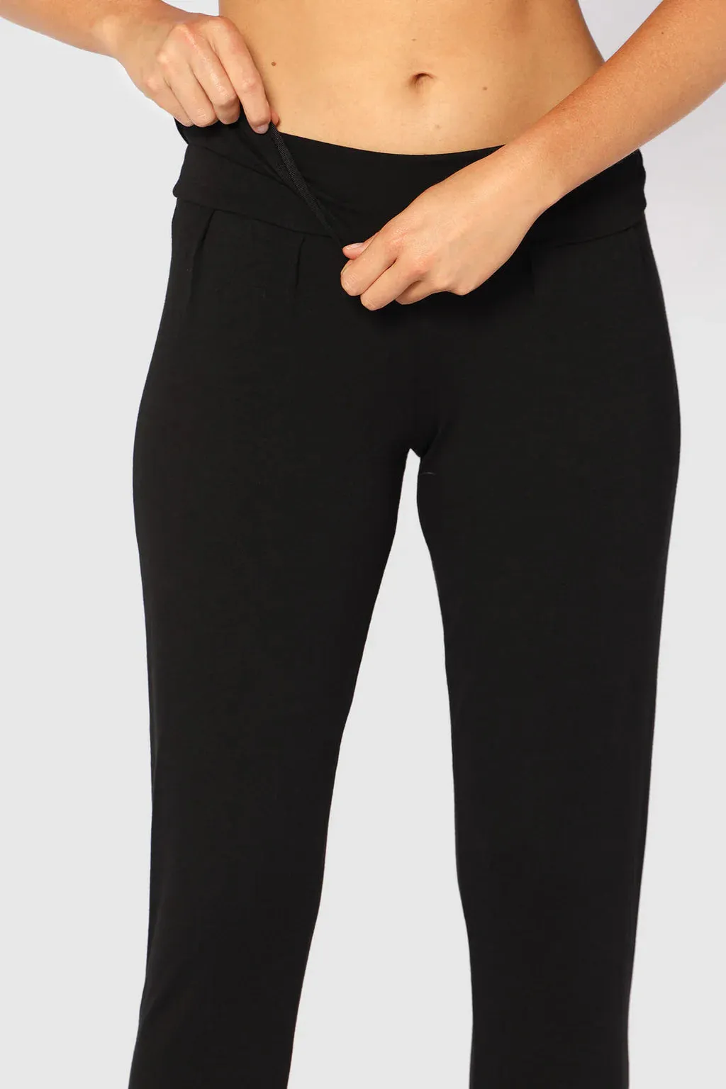 Bamboo Slouch Pant  - Black