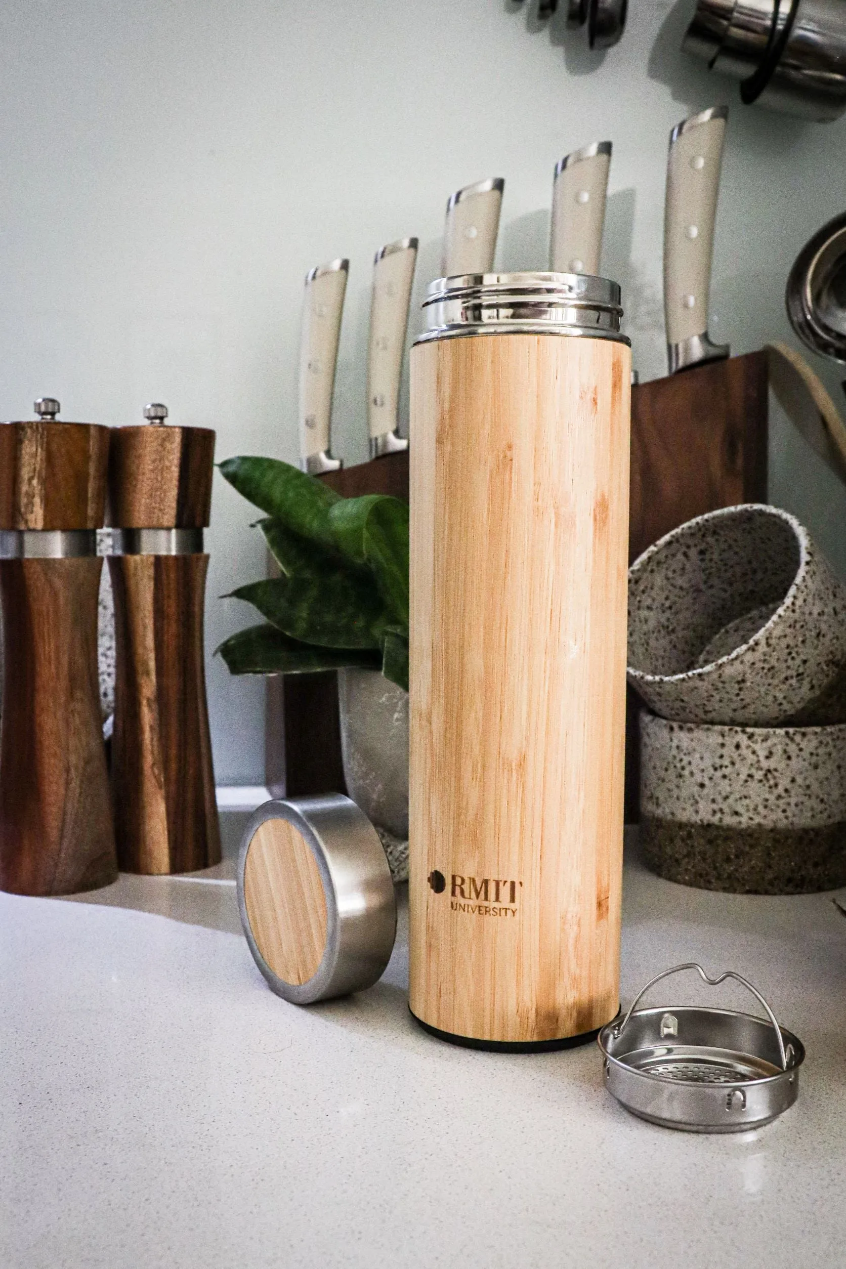 Bamboo Thermo Bottle