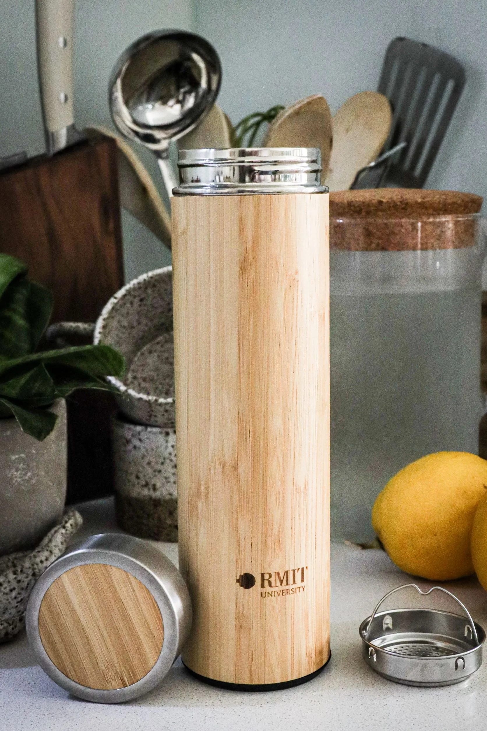 Bamboo Thermo Bottle