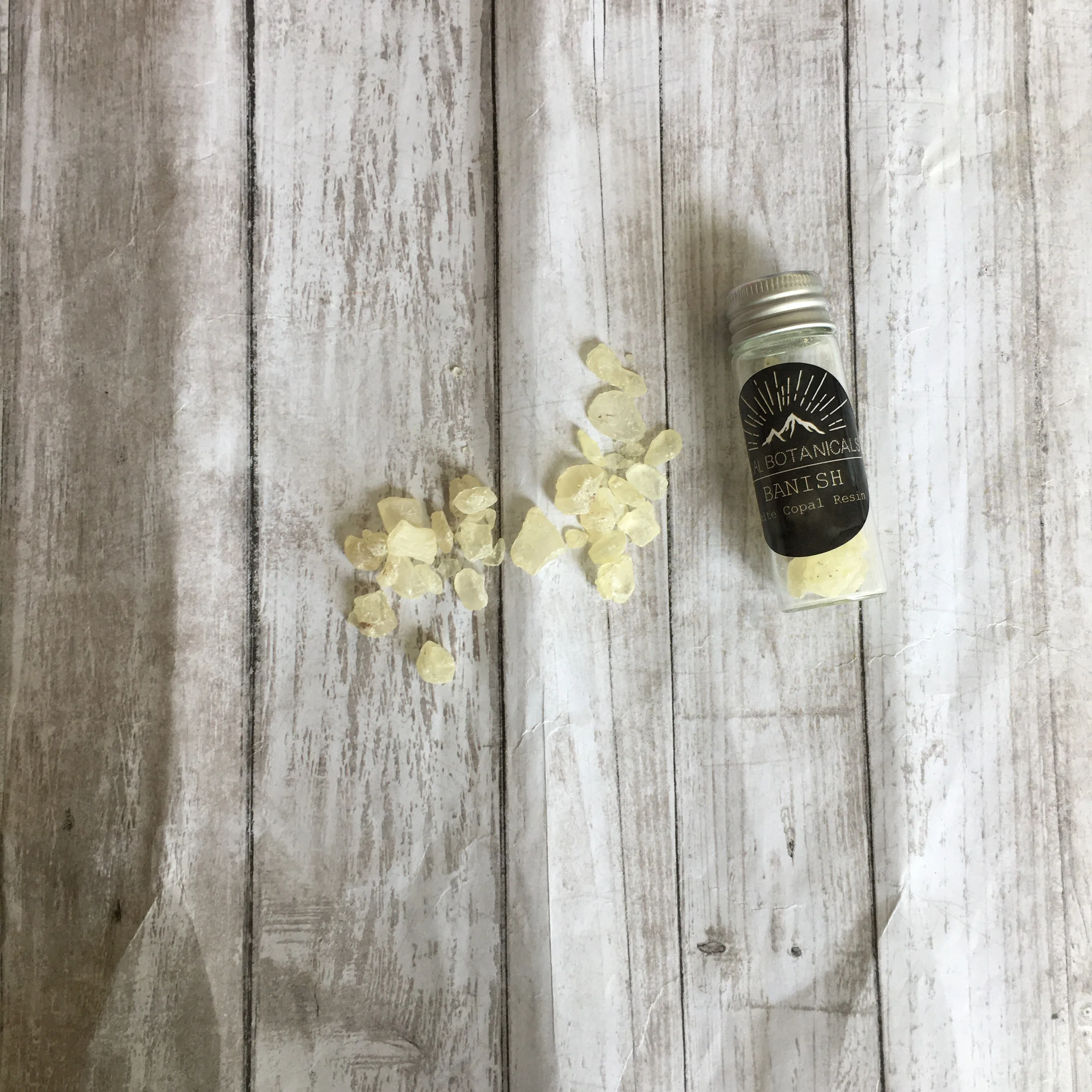 BANISH white copal resin