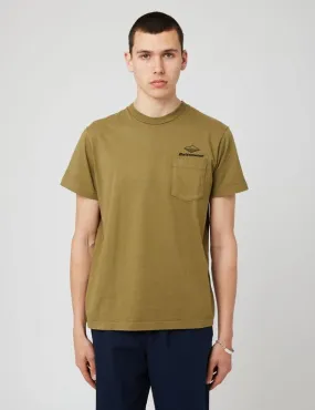 Battenwear Team Pocket T-Shirt (5.5 oz) - Olive Green