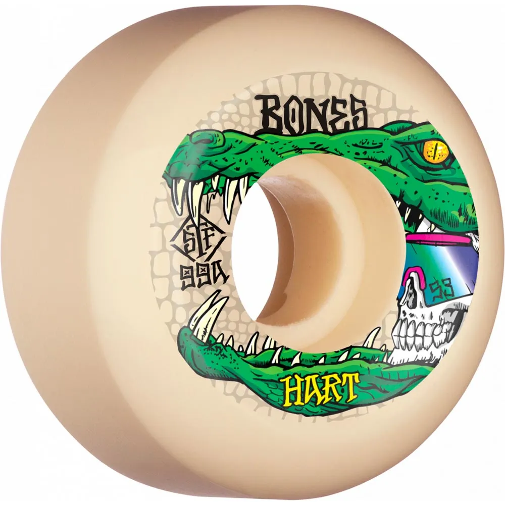 Bones Hart Gator Skull V5 Sidecut Wheels 53mm