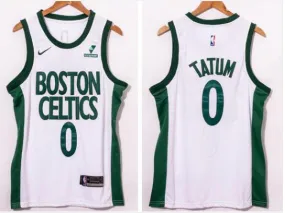 Boston Celtics #0 Jayson Tatum City Jersey White