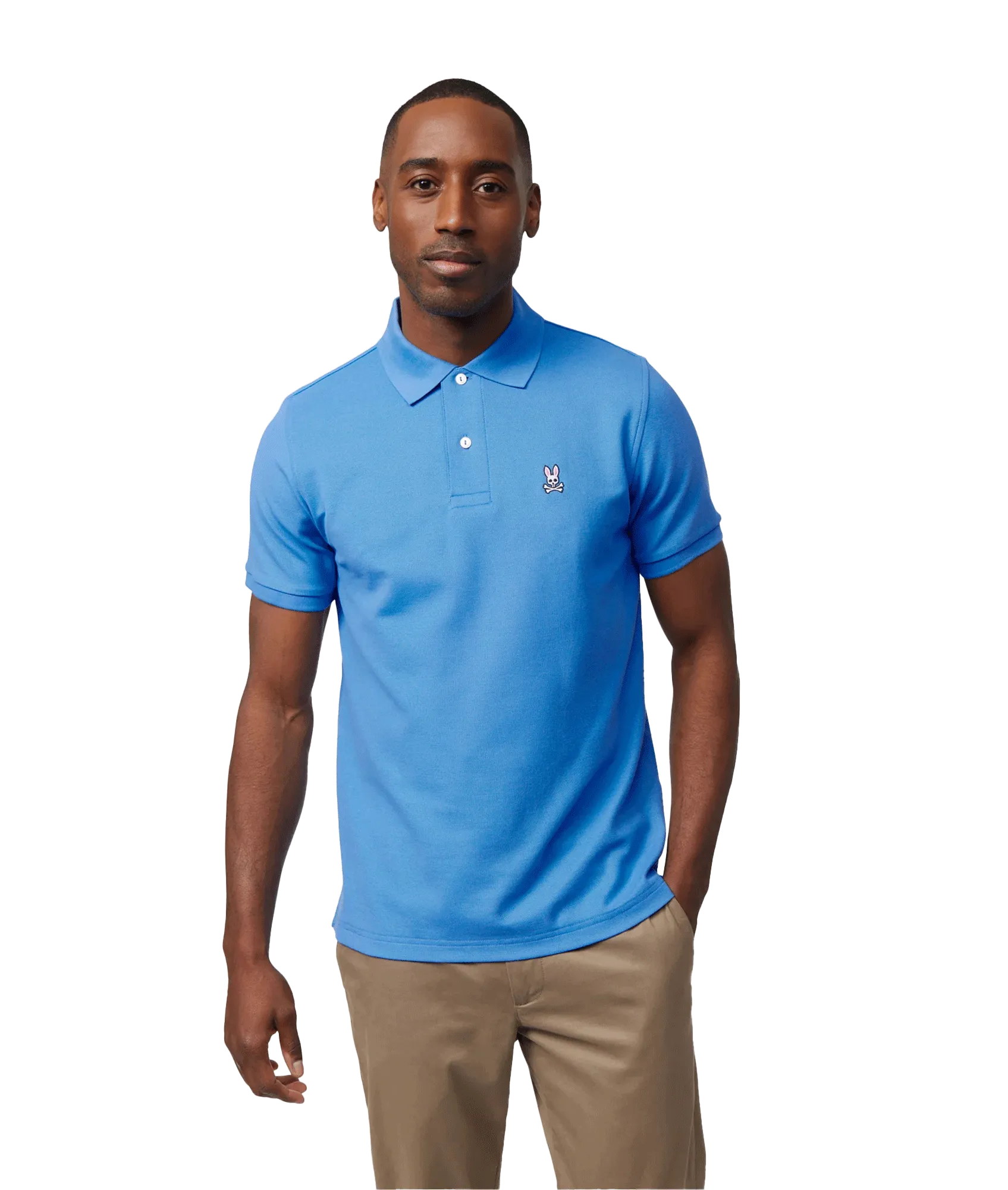 Classic Pique Polo Shirt - Blue