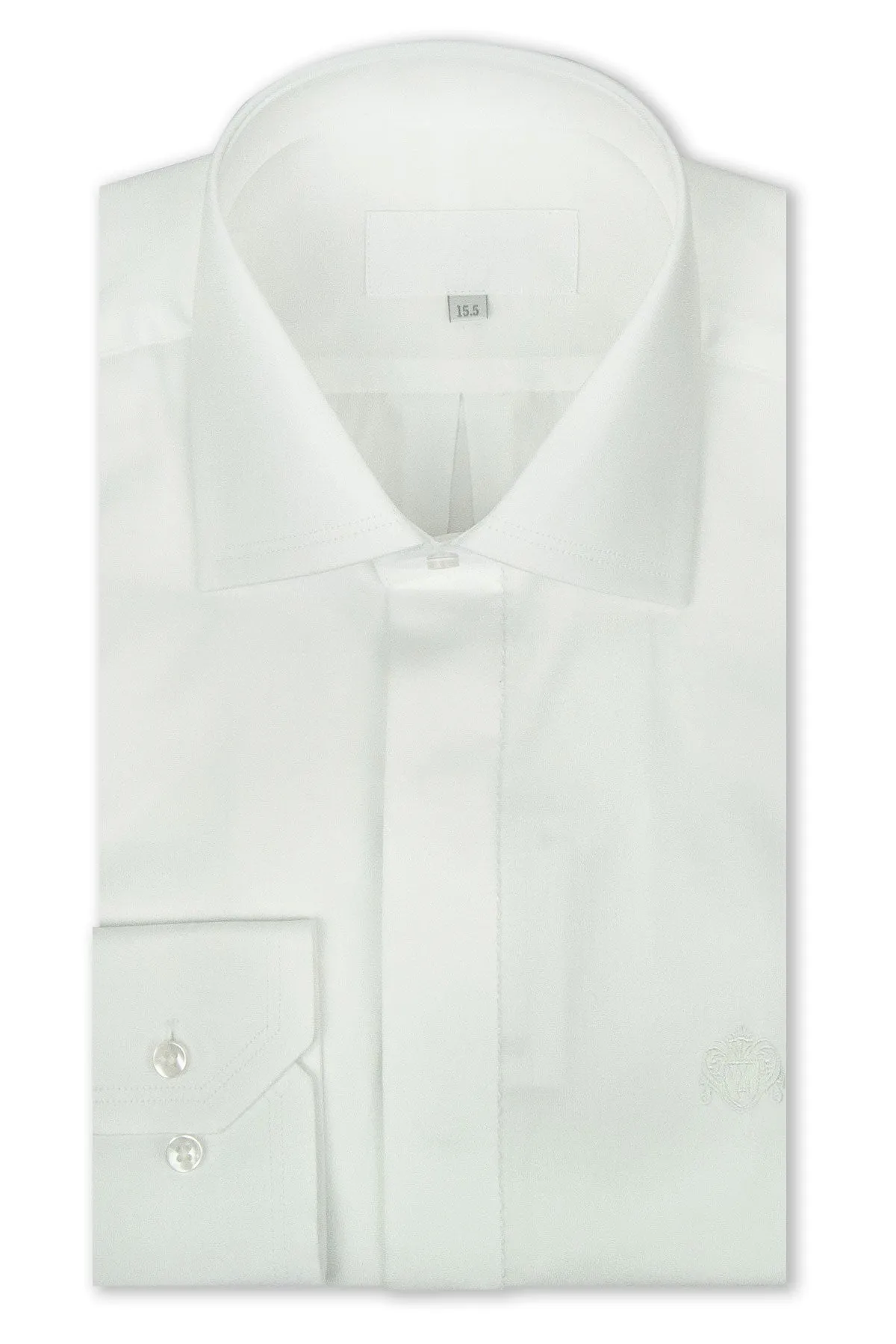 Classic White Cutaway Point Collar Shirt