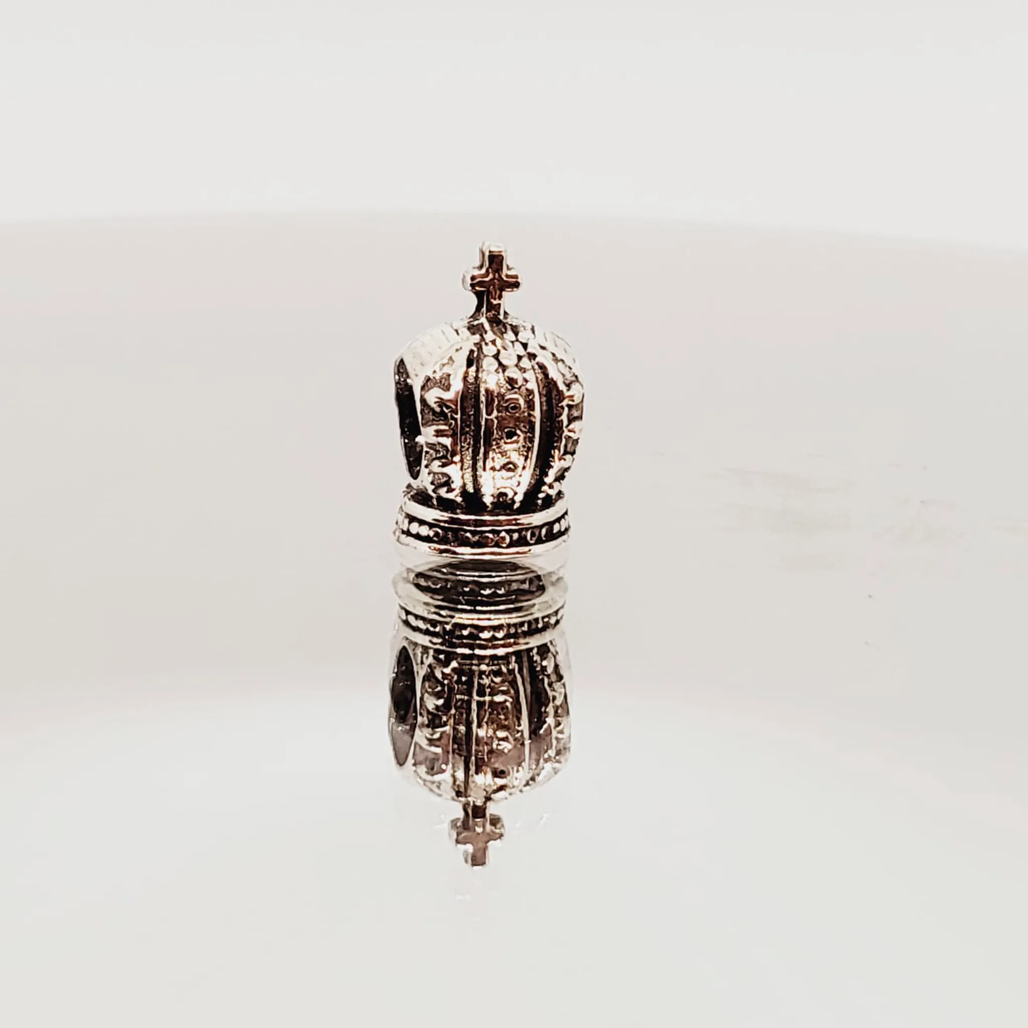 Crown - Dark Silver Pandora Charm [Sterling Silver]