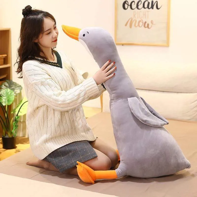 Cute Cotton Goose Stuffed Toys Animal Baby Accompanying Dolls Plush Comfort Dolls Soft Pillow Nordic Home Decor