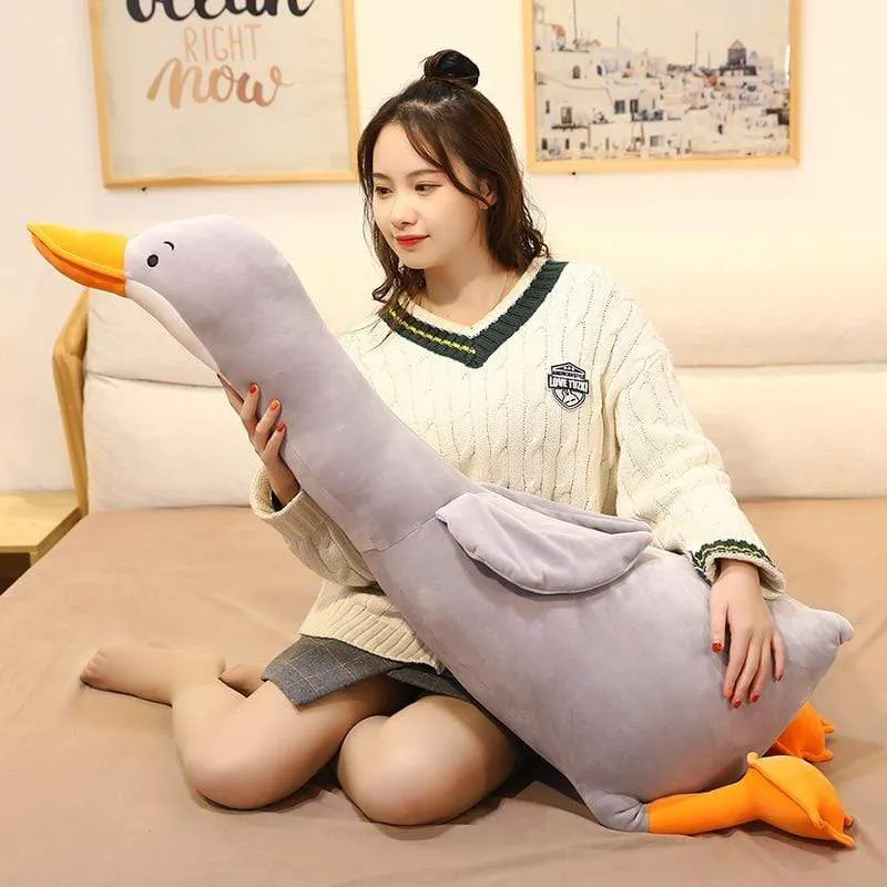 Cute Cotton Goose Stuffed Toys Animal Baby Accompanying Dolls Plush Comfort Dolls Soft Pillow Nordic Home Decor