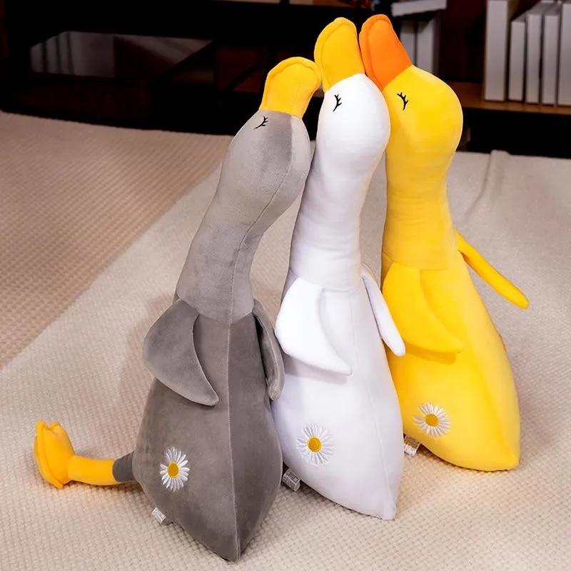 Cute Cotton Goose Stuffed Toys Animal Baby Accompanying Dolls Plush Comfort Dolls Soft Pillow Nordic Home Decor