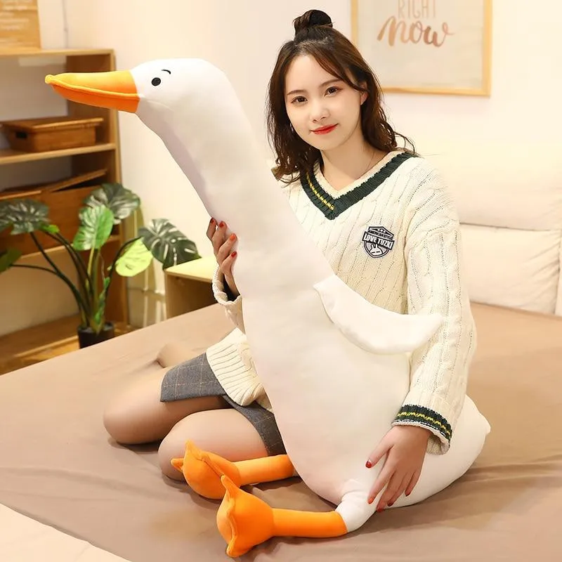 Cute Cotton Goose Stuffed Toys Animal Baby Accompanying Dolls Plush Comfort Dolls Soft Pillow Nordic Home Decor