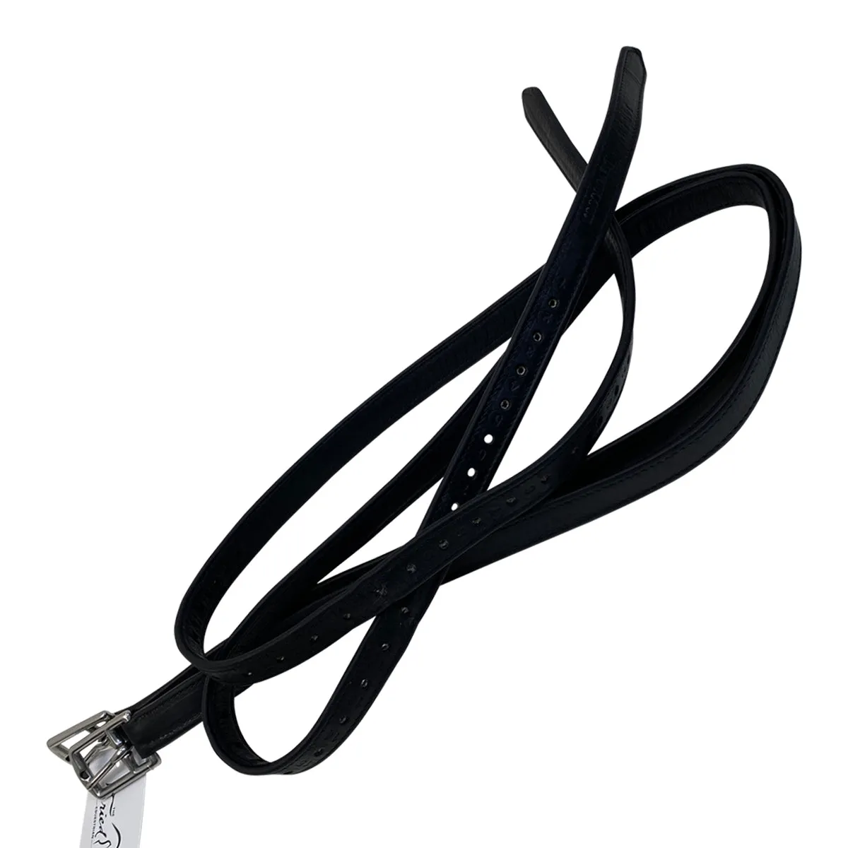 Devoucoux Classic Stirrup Leathers in Black - 58