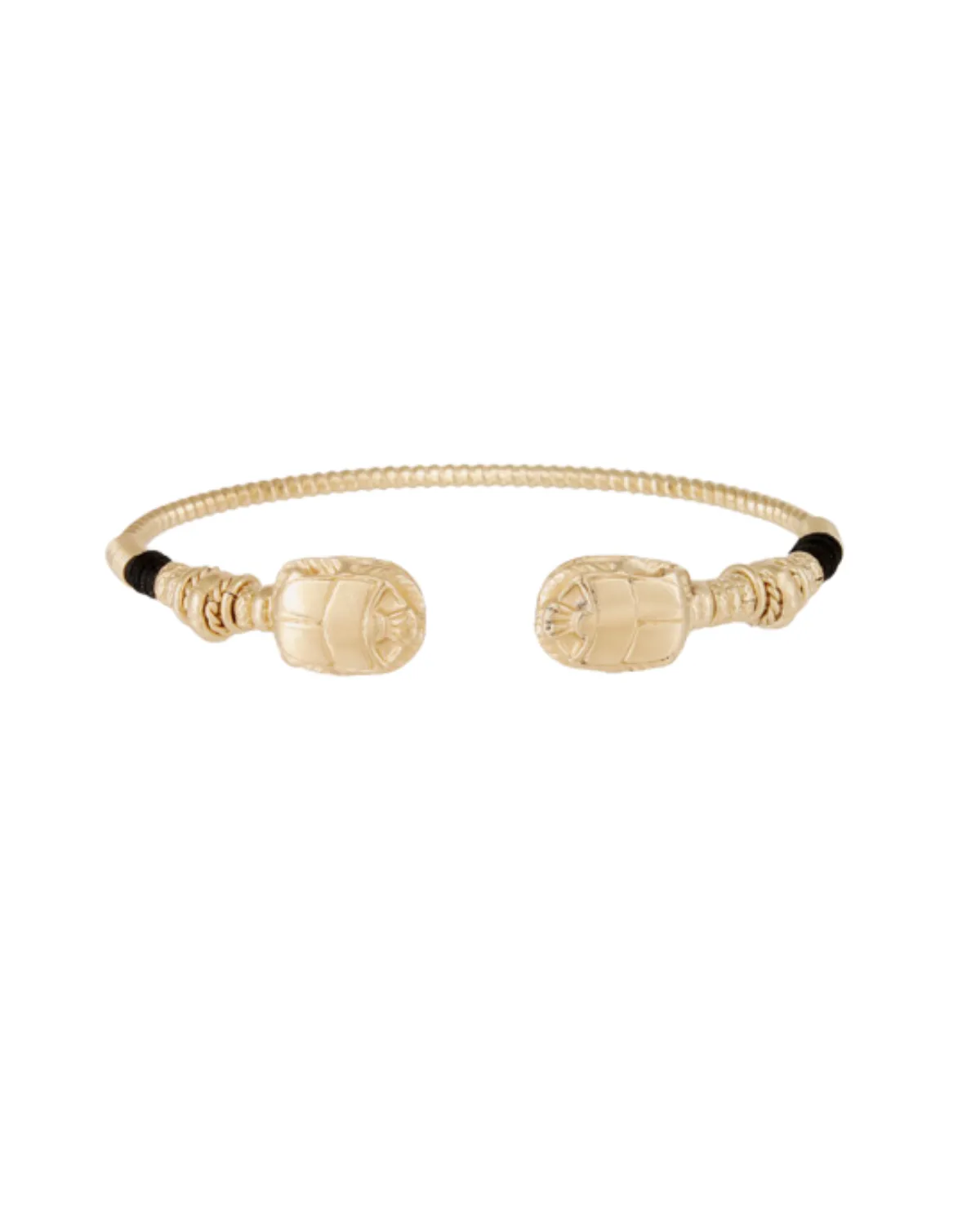 Duality Large  Scaramouche Twist Bracelet (Black/Gold)