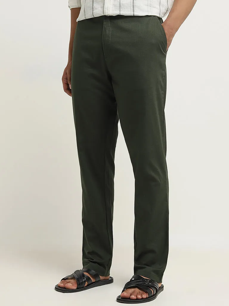 ETA Olive Slim Fit Chinos