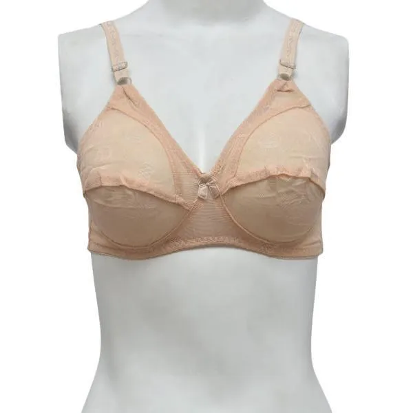 Full Net Matching Color Fancy Bra For Women